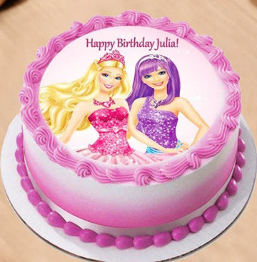 Cute Princess Photo Cake