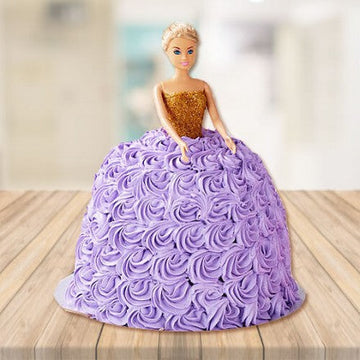 Attractive Barbie Doll Cake