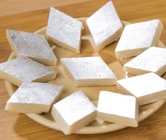 Tempting Kaju Katli For Nana