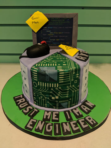 Computer Fondant Cake