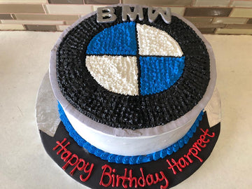 BMW logo cake