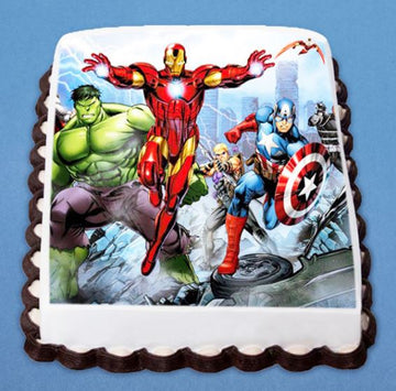 Avengers Fans Photo Cake