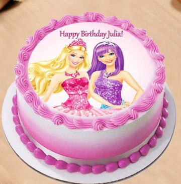 Barbie Queen Photo Cake