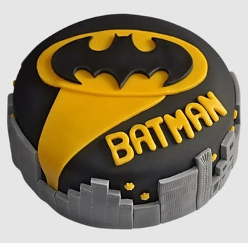 Super Hero Batman Theme Cake