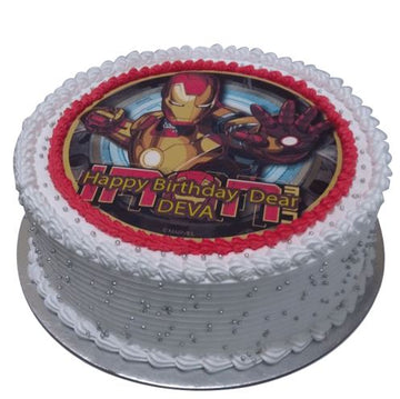 Awesome Iron Man Cake For Kids