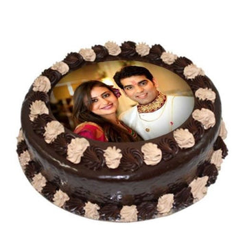 Awesome Couple Photo Cake