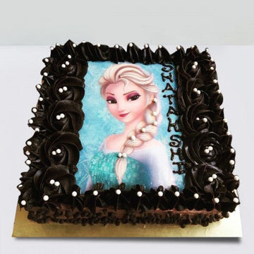 Stunning Frozen Elsa Photo Cake