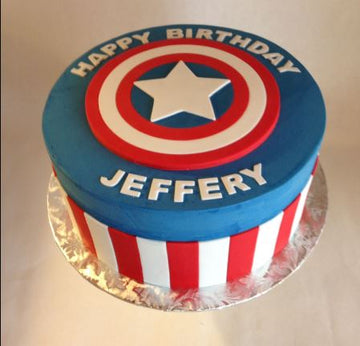 Delicious Avenger Theme Cake