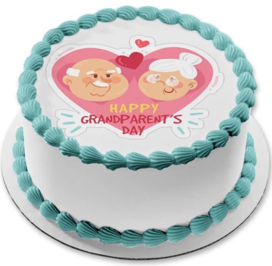 Cute Grandparents Day Special Cake