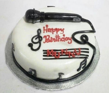 Enjoy Every Bit Of Lyrics Musical Theme Cake