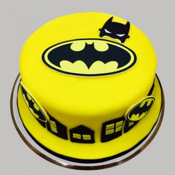 Tasty Batman Fondant Cake