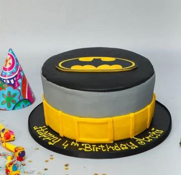 Colourful Batman Theme Cake