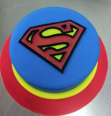 Kids Love For Superman Theme Cake