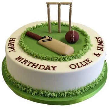 Cricket Lover Theme Cake