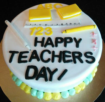 Teachers Day Special Theme Cake