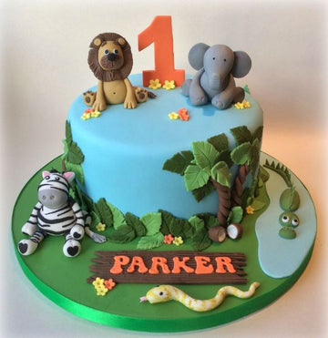 Jungle Theme Cake