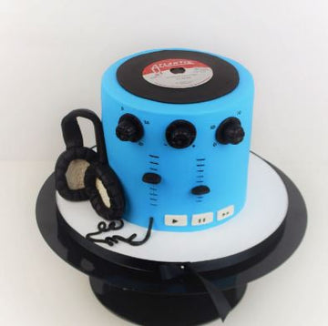 Music Change My Mood Theme Cake