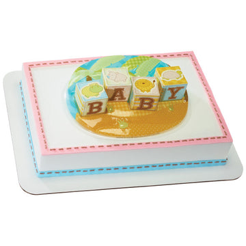 SAFARI BABY ANIMAL TOY CAKE