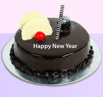 Happy New Year Birthday Cake