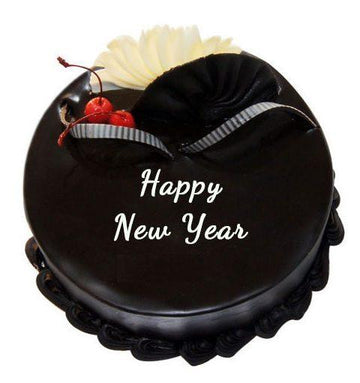 Happy New Year Chocolate Cake