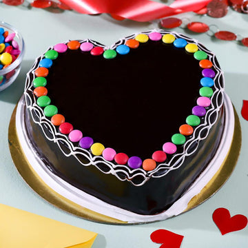 Heart Of Gems Truffle Cake