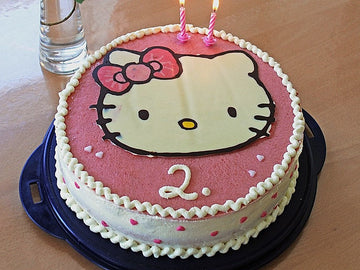 Delicious Hello Kitty Photo Cake