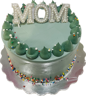 SAGE GREEN PEARL MOTHER'S DAY CAKE