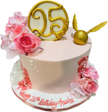 ANUSHA FLORAL BIRTHDAY CAKE