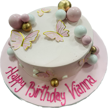 VIANNA PINK BUTTERFLY CAKE