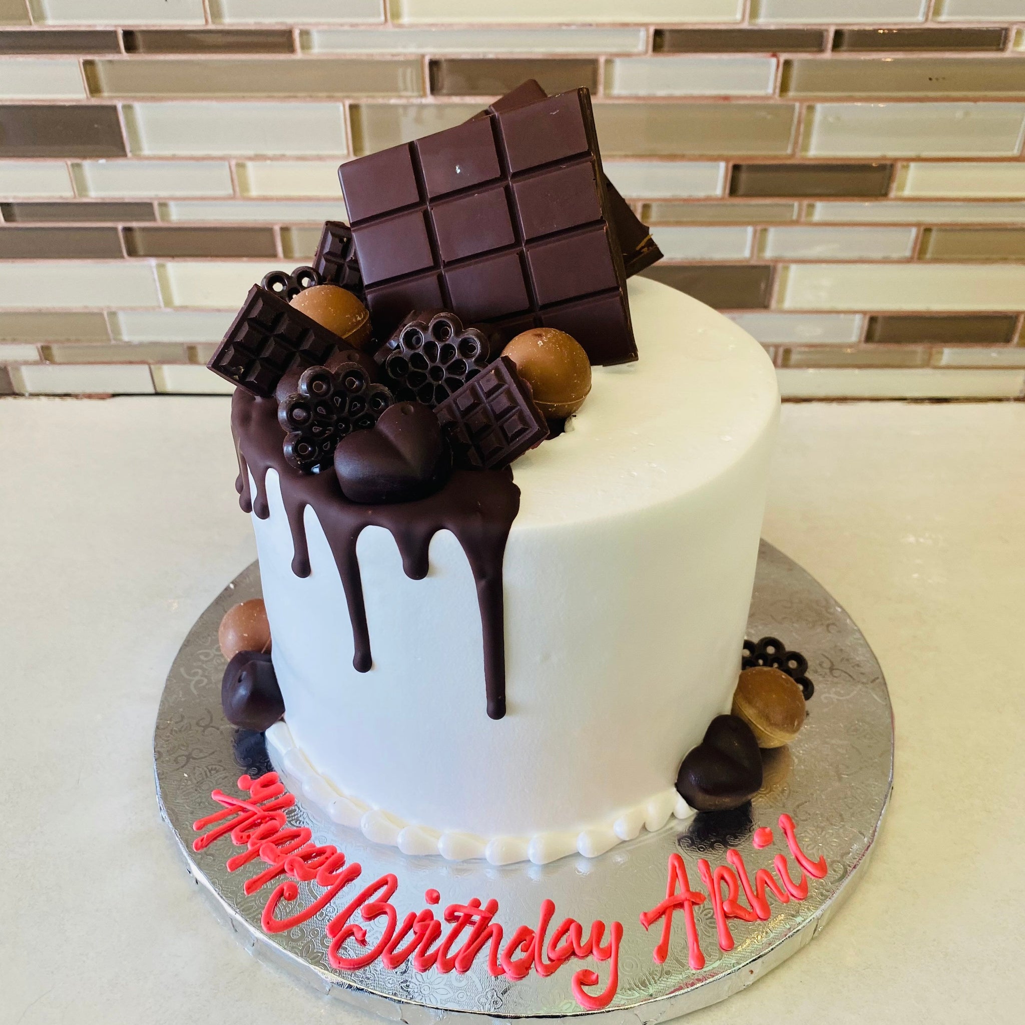 AKHIL CHOCOLATE BIRTHDAY CAKE