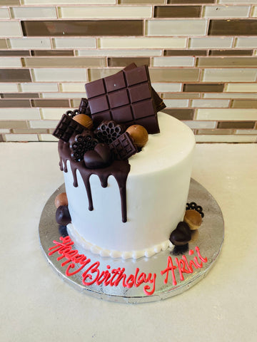 AKHIL CHOCOLATE BIRTHDAY CAKE