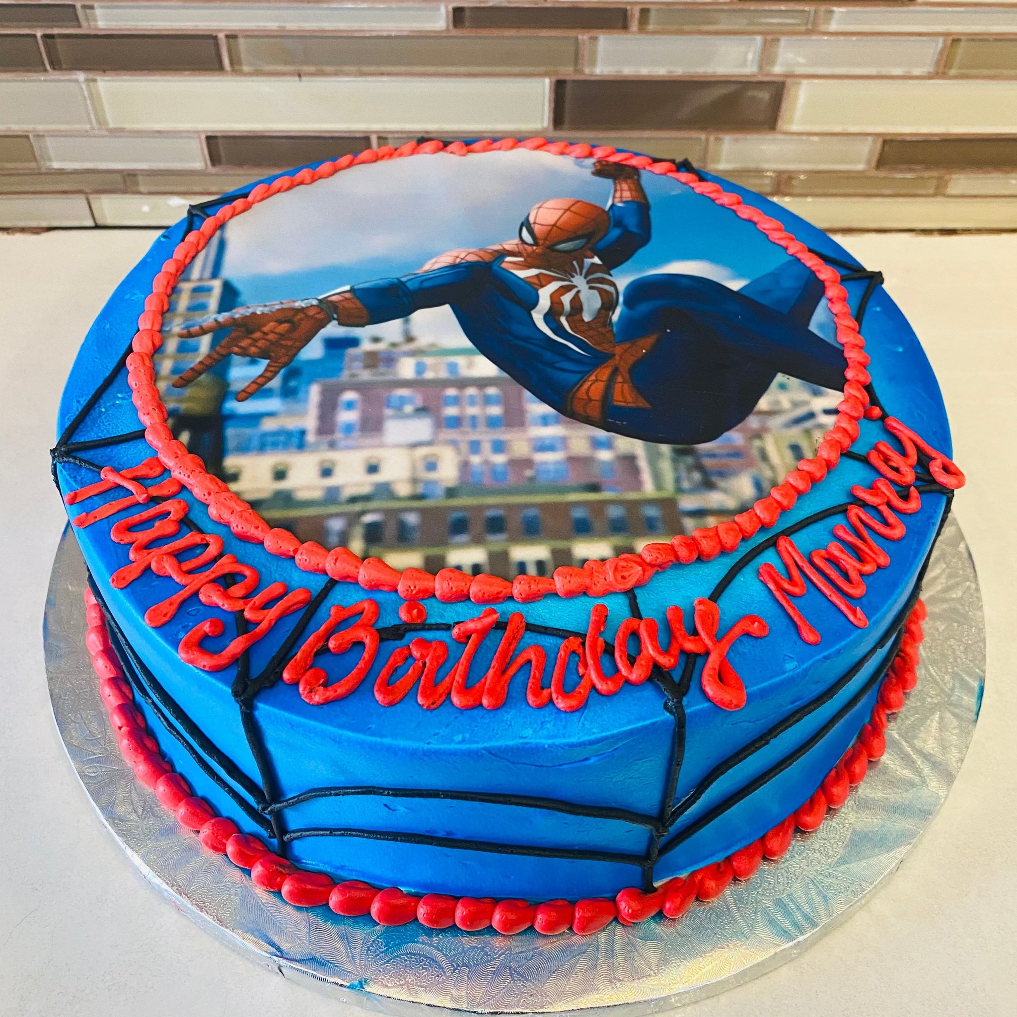 SPIDERMAN CREAM CAKE