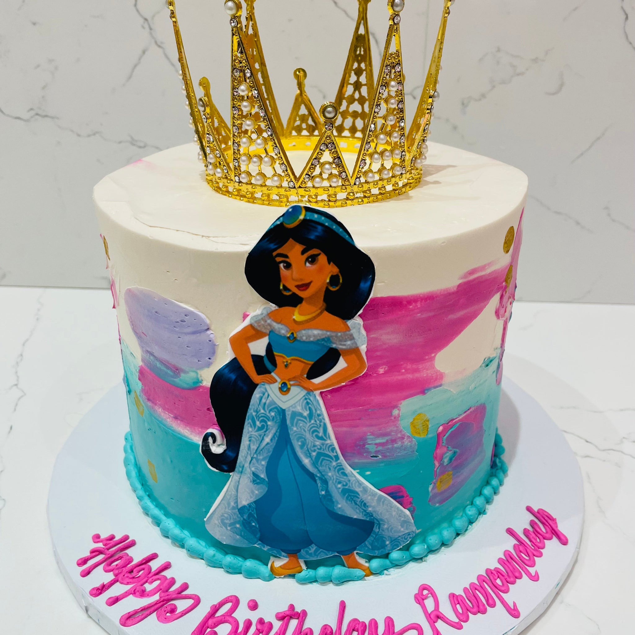 PRINCESS JASMINE CREAM CAKE