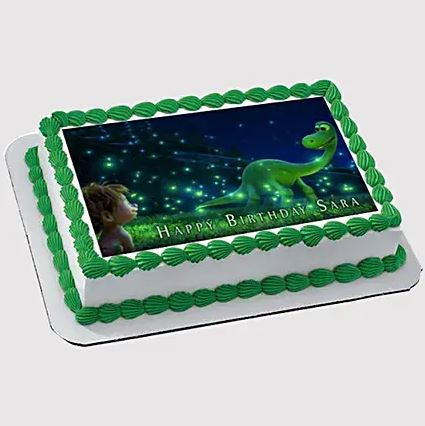 Stunning Dinosaur Photo Cake
