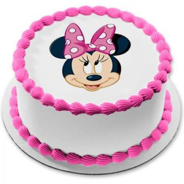 Minnie Mouse Photo Cake