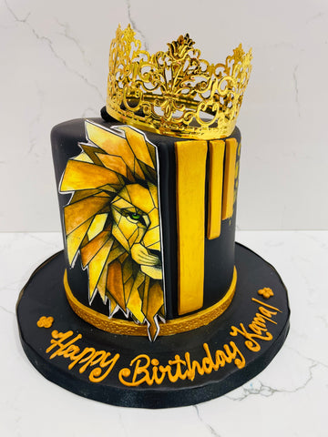 Lion King Crown Cake