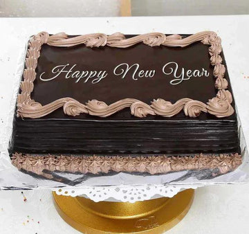 New Year Chocolate Cake