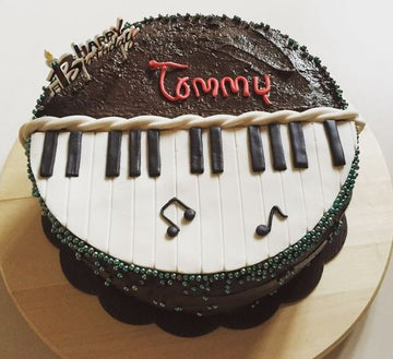 Choclate Harmonium Theme Cake