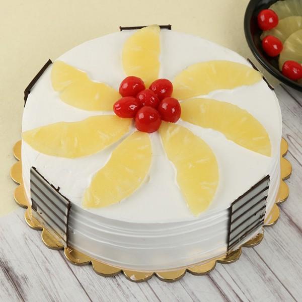 Rich Pineapple Slice Cake