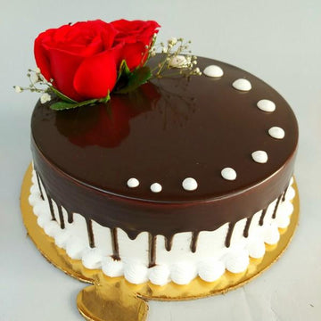 Rose Chocolate Cake