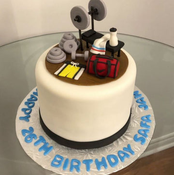 Gym Lover Theme Cake