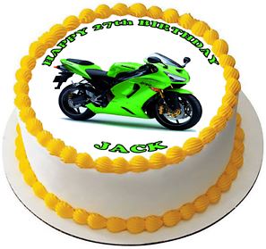 Designer Bike Photo Cake