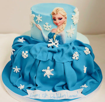 Designer Frozen Elsa Theme Cake