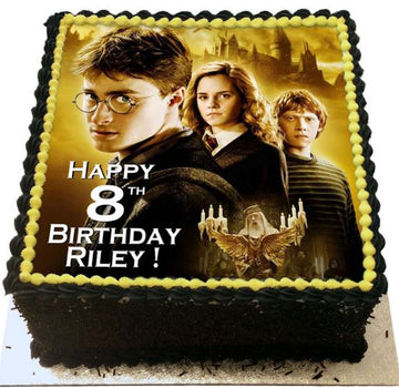 Tasty Chocolaty Harry Potter Photo Cake