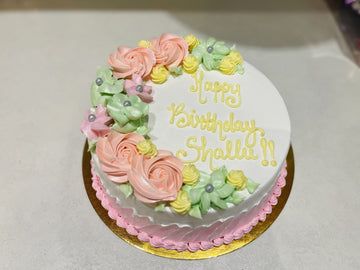 SHALLU FLORAL BIRTHDAY CAKE