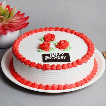 Strawberry Birthday Cake