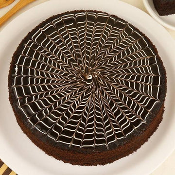 Swirl Chocolate Truffle Cake