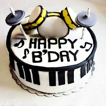 Drum And Bongos Lover Themecake