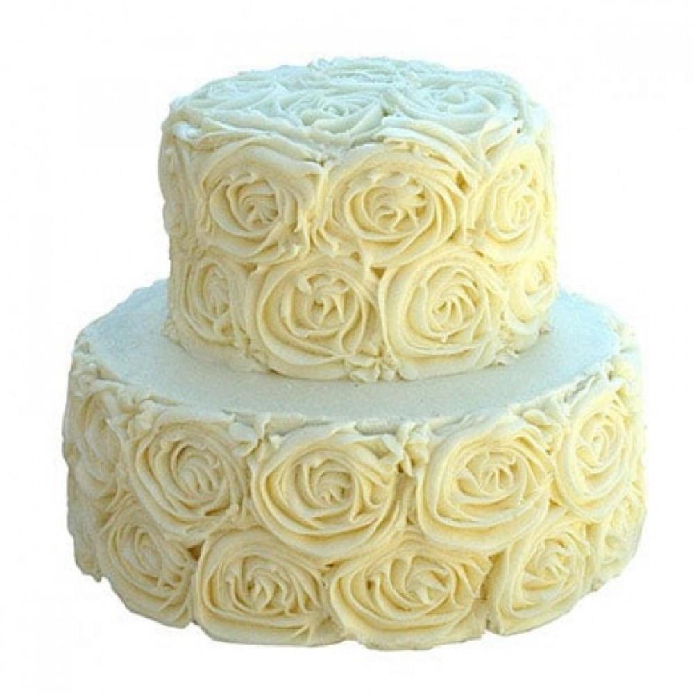Two Layer Vanilla Rose Fantasy