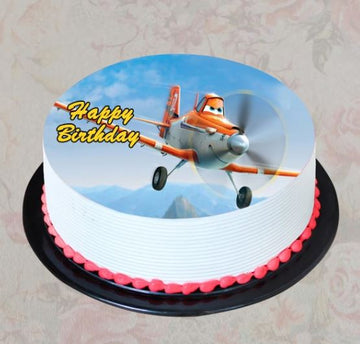 Crophopper Flying In The Sky Photo Cake